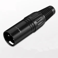 3Pin XLR Plug Audiophile Microphone Adapter Audio HIFI 3 Pin XLR Connector DIY