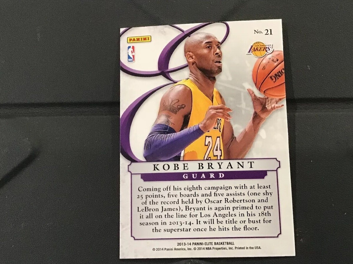 ELETE series Kobe Bryant one of one
