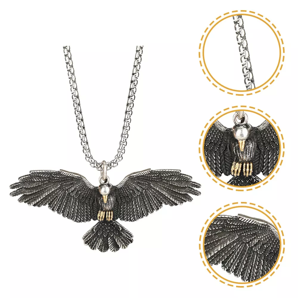 Mens eagle necklace deals