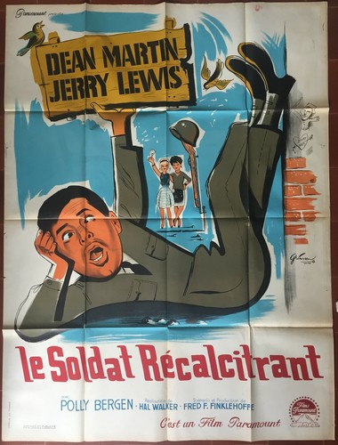 Affiche LE SOLDAT RECALCITRANT At war with the army JERRY LEWIS 120x160cm - Photo 1/1