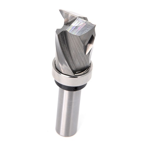 1/2" Shank 7/8" Compression Flush Trim Solid Carbide Spiral Router Bit - Picture 3 of 4