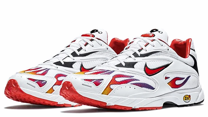 Nike x Supreme Zoom Streak Spectrum Plus « blanc suprême » AQ1279 100 taille 9,5 NEUF