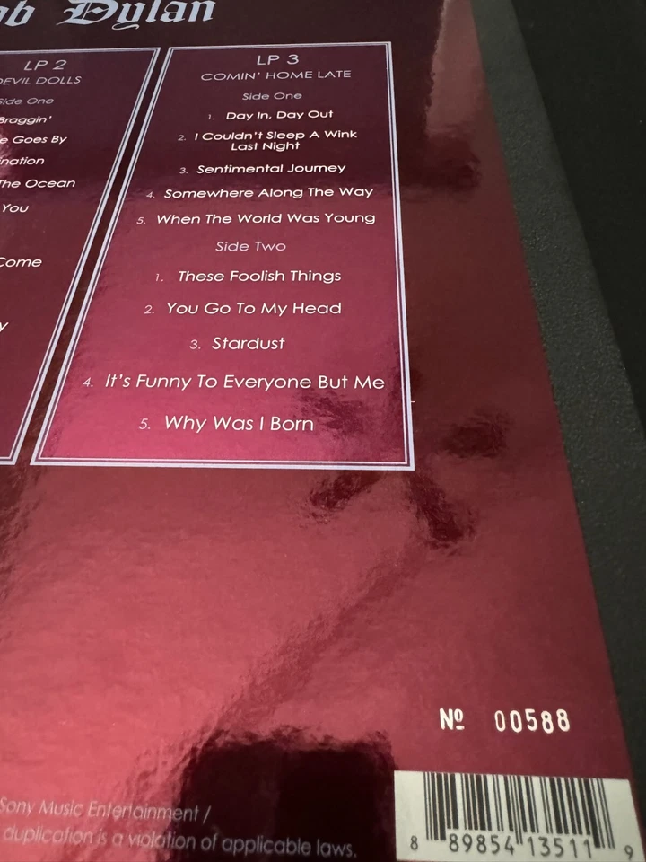 Bob Dylan - Triplicate - 2017 3LP Deluxe Edition - Ltd to 2,000 Numbered Copies - Image 3 of 4