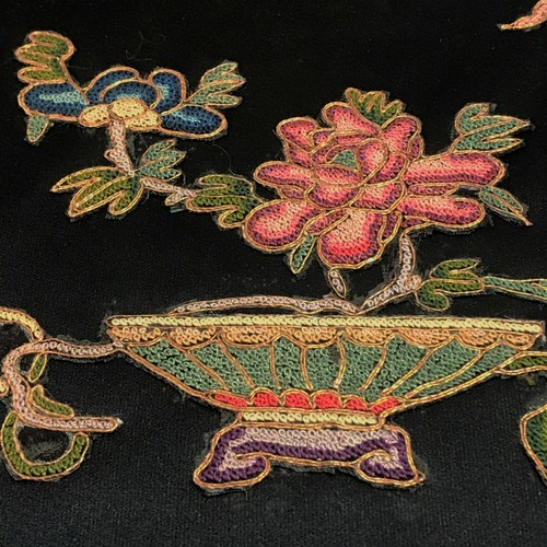 Chinesische Stickerei Pekingknoten verbotener Stich - Bild 3 von 7