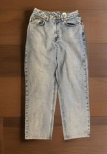 Calvin Klein size 10 women  s VTG sandblast denim made in USA jeans hemmed