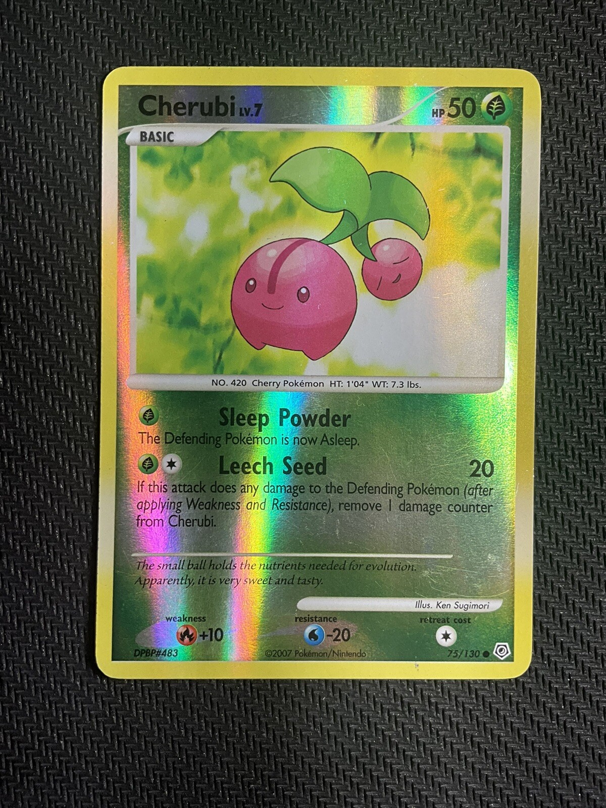 Cherubi  75/130 Diamond and Pearl Reverse Holo Common Pokemon