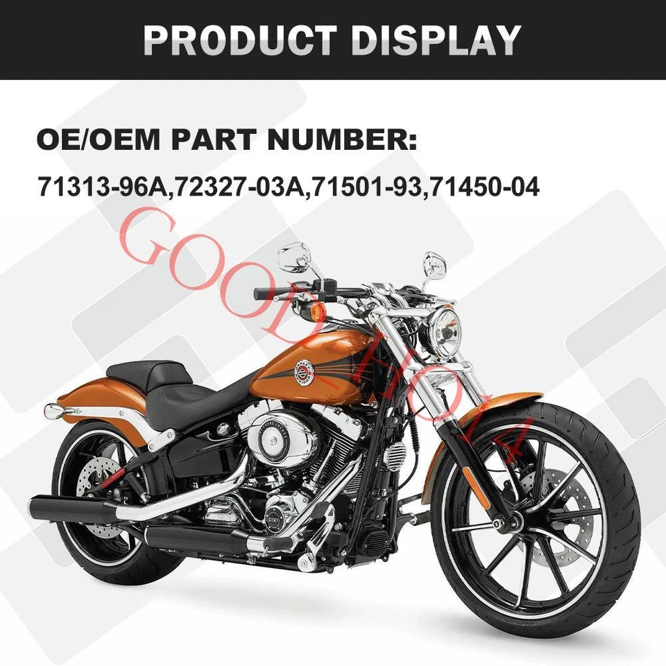 For Harley-Davidson Chrome Ignition Switch FLSTF FAT BOY 2000-2010 71313-96A - Image 3 of 4