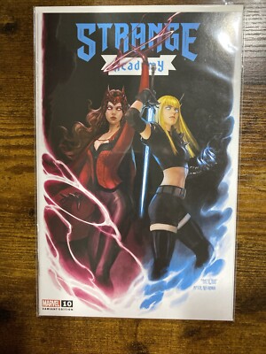 STRANGE ACADEMY #10 * NM+ * MIGUEL MERCADO TRADE VARIANT SCARLET WITCH MAGIK  