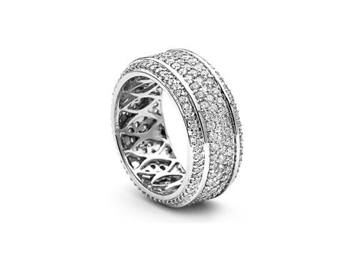 Schmuck Diamant Ring Brillanten 18 Karat 750 Weißgold 2,36 ct. Top Wesselton Neu - Bild 1 von 3