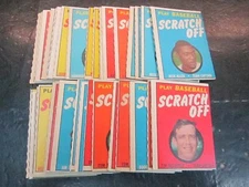 1970 Topps Baseball SCRATCH OFF Inserts YOU PICK *Finish Your Set*