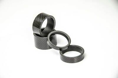 #ad Headset Spacers 1 1 8quot; Carbon Washers Carbon Fiber Stem Spacers 5 10 15 20mm $5.24