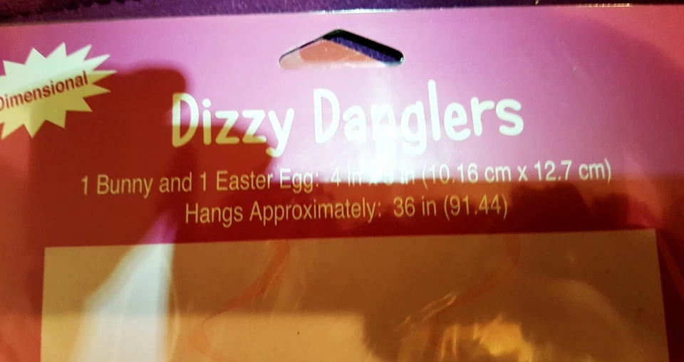 Lote de 73 Paquetes Temática de Pascua Dizzy Danglers Conejito y Huevo Artículo 031251 Foto 3 de 4