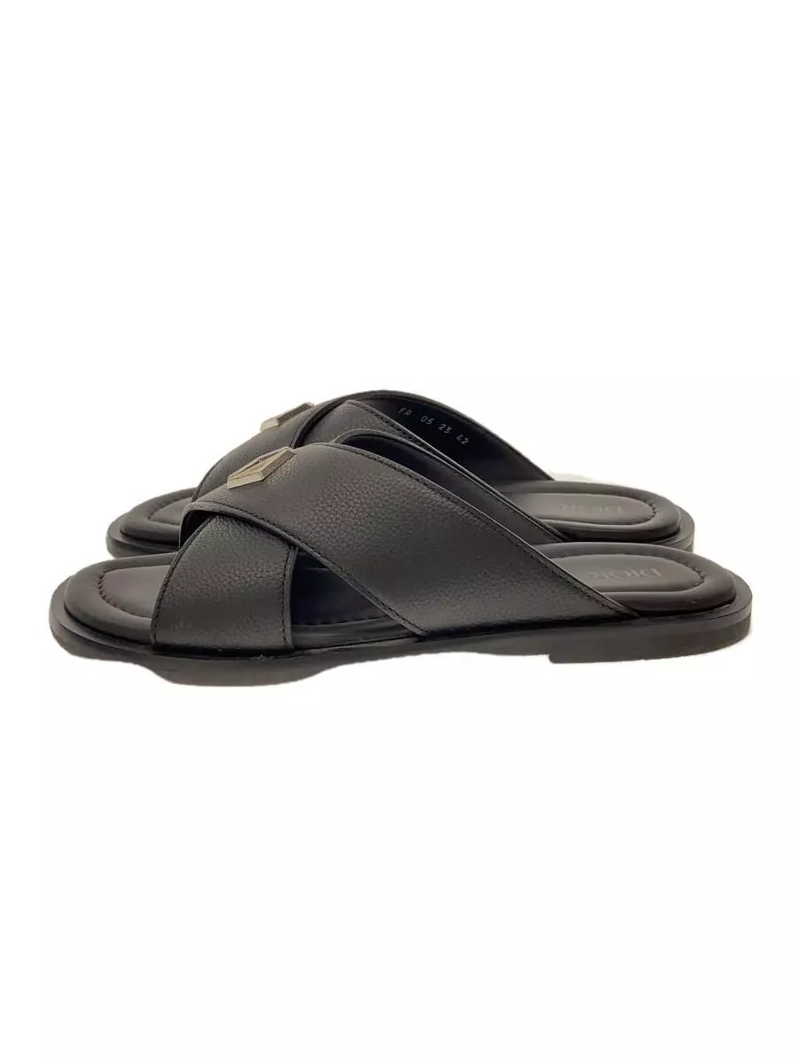 Sandales Christian Dior Alias 42 en cuir noir occasion