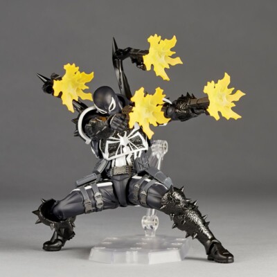 REVOLTECH AGENT VENOM フィギュア 2024 New Revoltech Amazing Yamaguchi Spider-Man Agent Venom