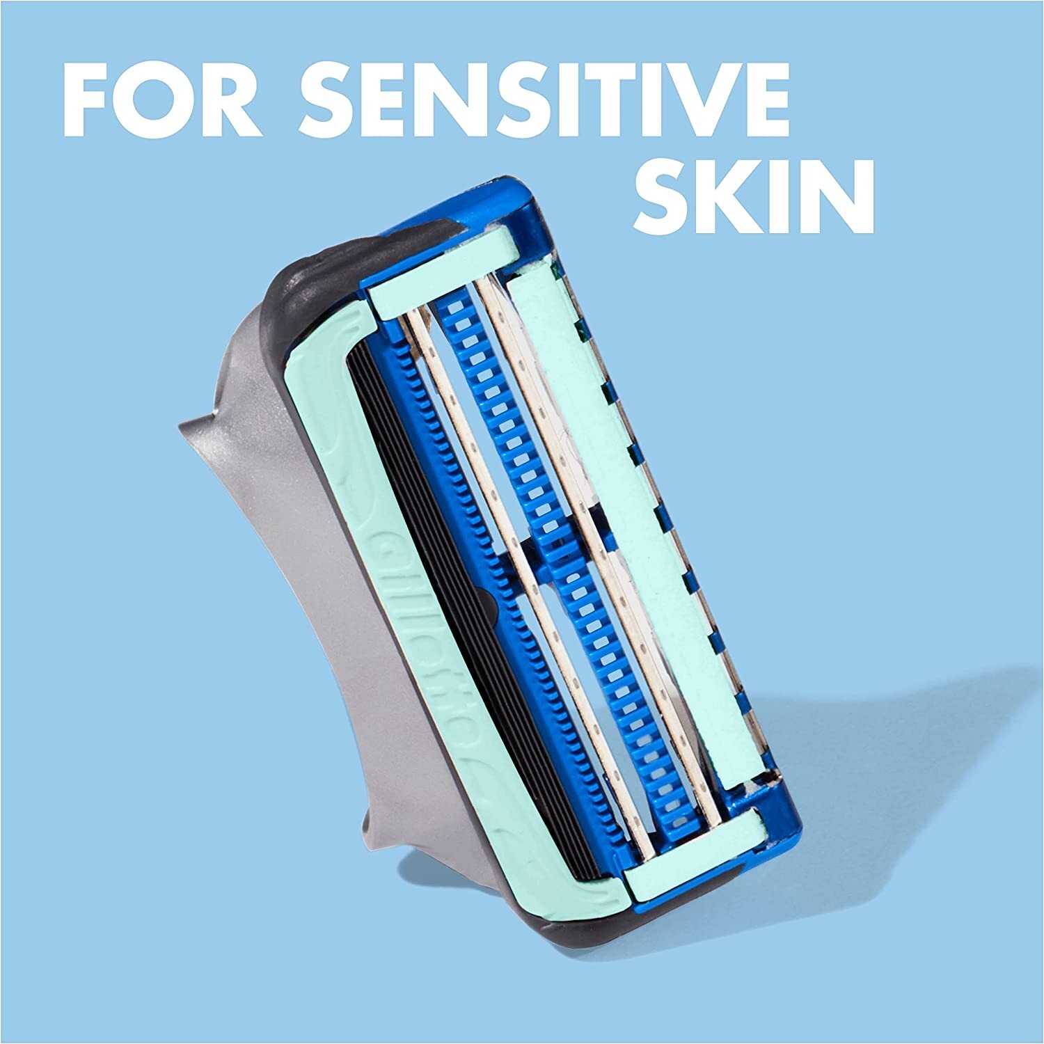 GILLETTE SKINGUARD SENSITIVE PROGLIDE FUSION5 MACH3 RAZOR BLADES 8 PACK