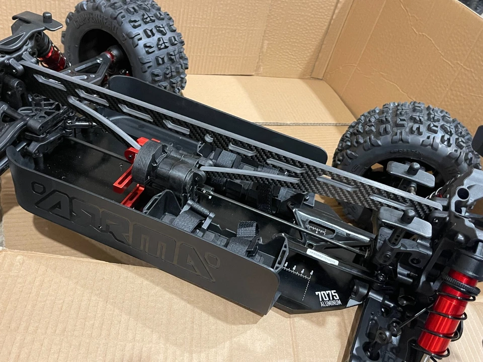 Carbon Fiber Center support Braces Bars for 1/5 Arrma Kraton 8s / EXB - Image 3 of 4