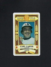 1982 Permagraphics GARY CARTER credit card EXPOS Perma Graphics