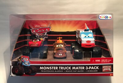 Mattel DPCars MIB MONSTER TRUCK MATER 3 PACK Never@Retail w