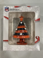 Denver Broncos Football Team Logo NFL Holiday Christmas Tree Bell Ornament