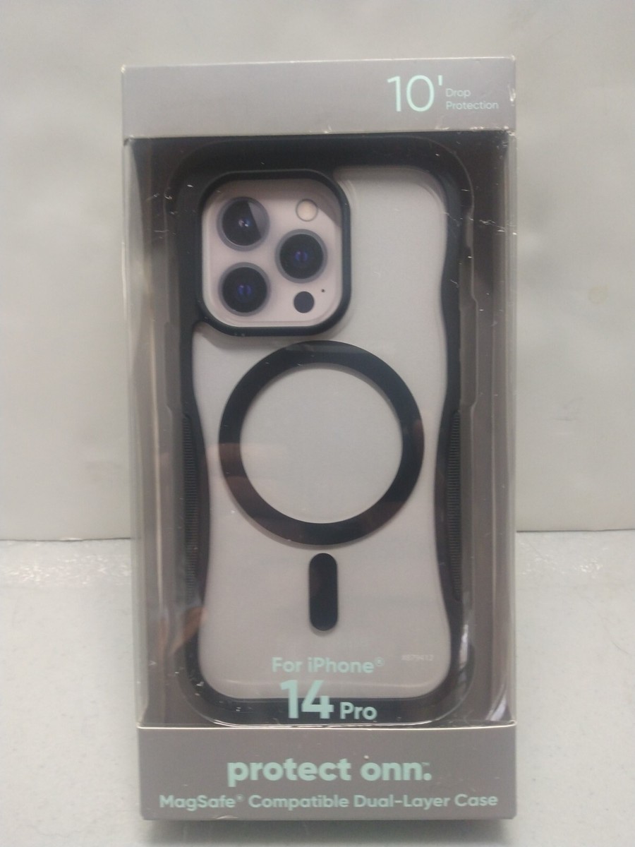 onn. Protect MagSafe Compatible Dual-Layer Phone Case for