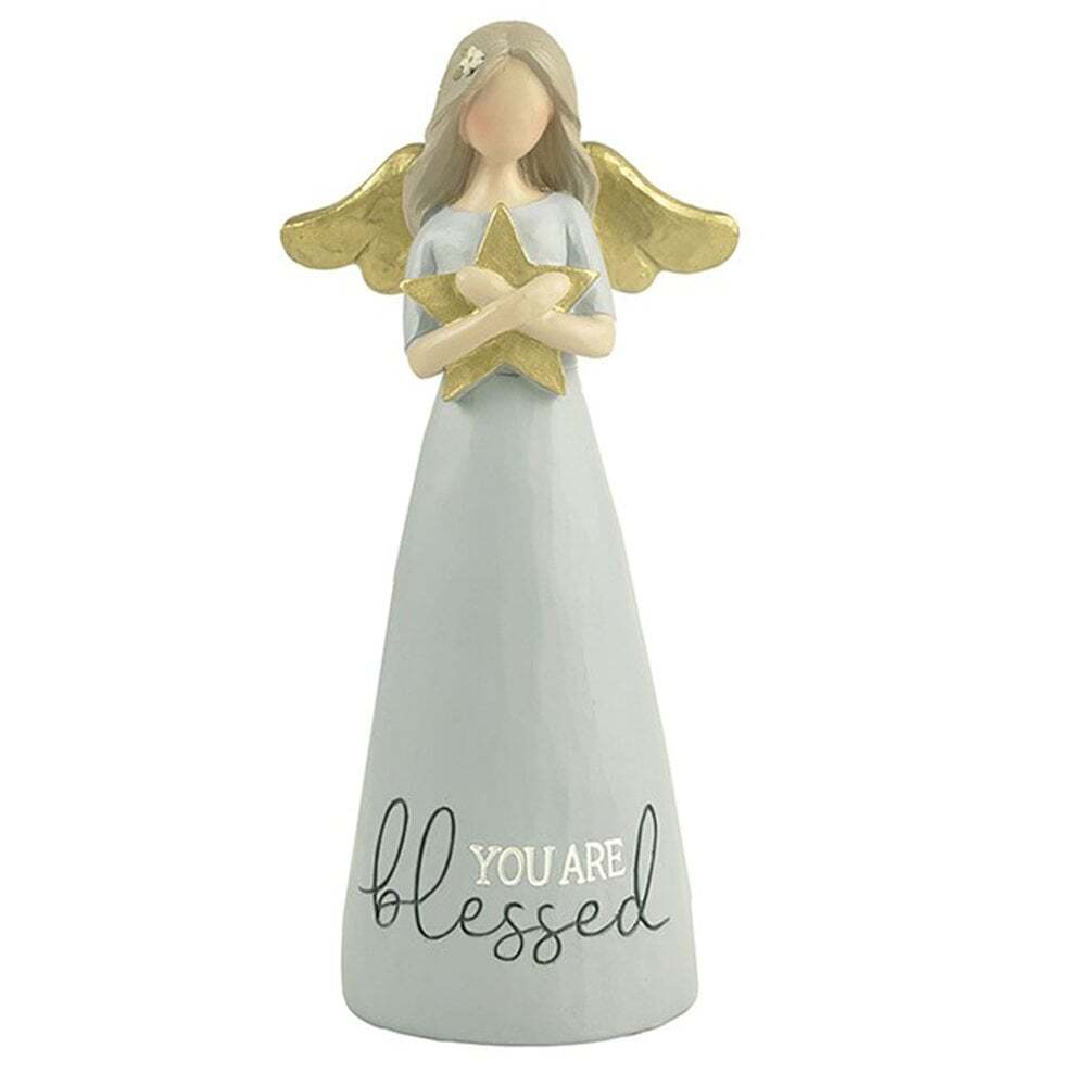 Feather & Grace Angel Ornament - You Are Blessed 12690