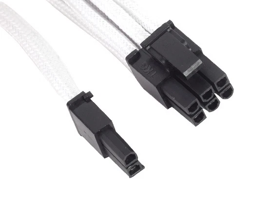 Silverstone SST-PP07-PCIW (White) 1 x 8pin to PCI-E 8pin(6+2) Connector Cable - Image 2 of 2