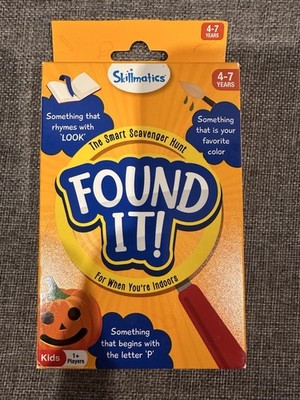 NEW Skillmatics Found It For When You're Indoors Kids Scavenger Hunt  Ages 4-7