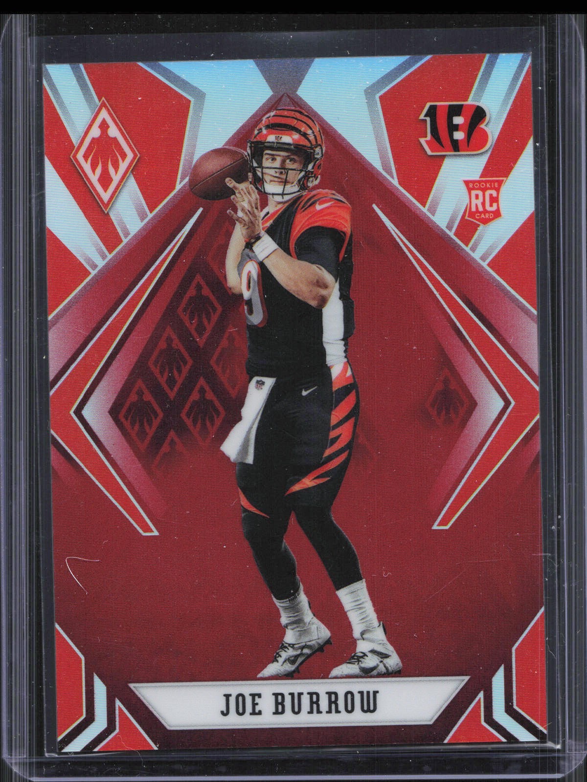 2020 Panini Phoenix Joe Burrow #101 Rookie Red Prizm 299/299 Bengals