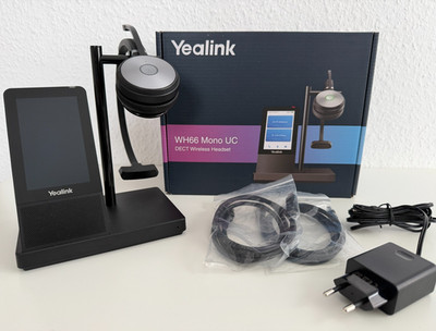 Yealink DECT Headset WH66 Mono UC Schwarz