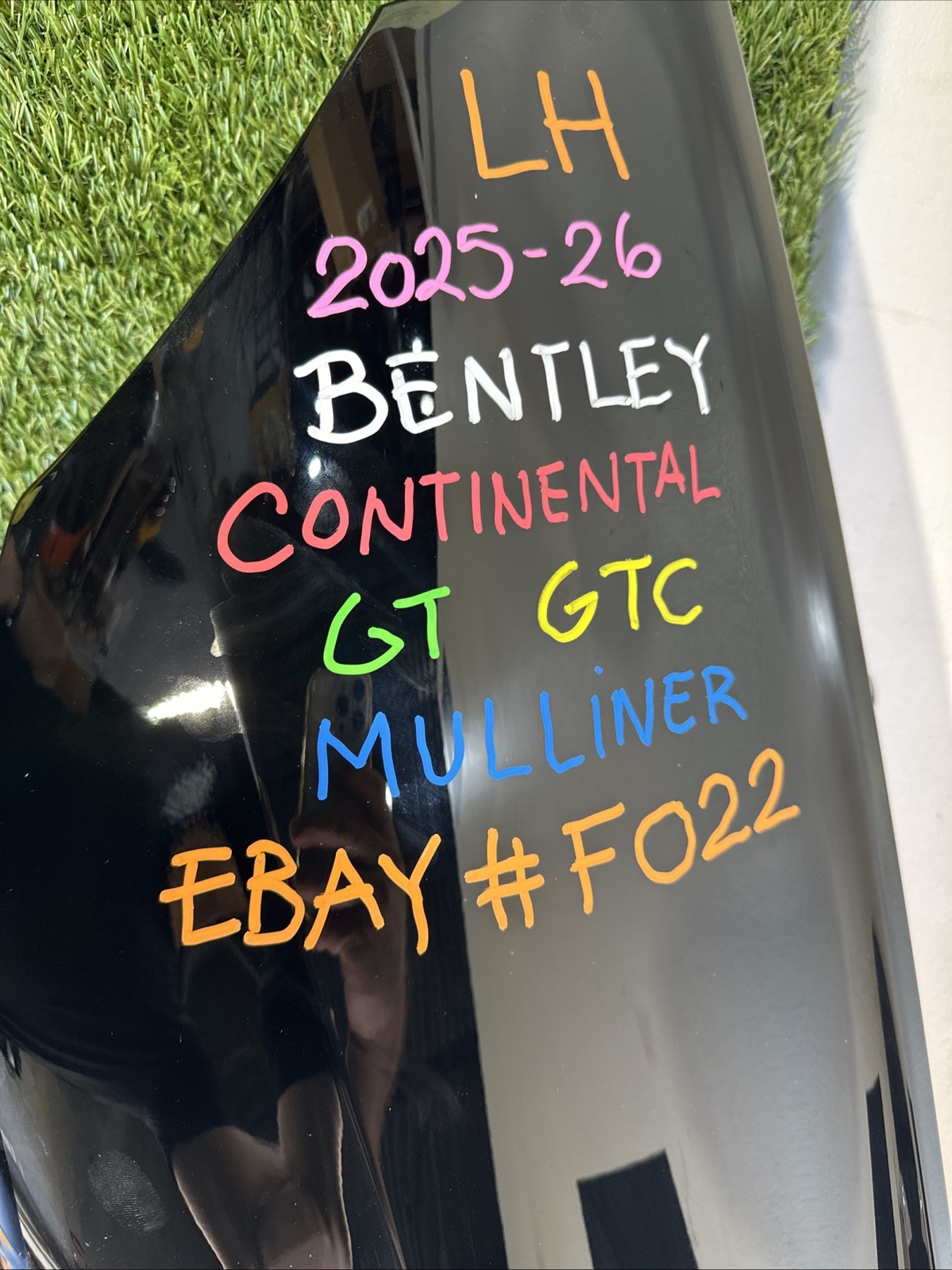 2025 2026 Bentley Continental GT GTC Mulliner Left Fender 3SD821105 H #F022