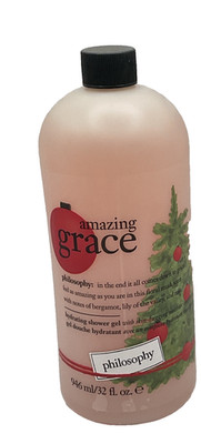 Philosophy Amazing Grace Hydrting Shower Gel 32 Oz Xmas Tree Sealed