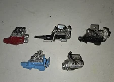 1960s 1/25 Model Car Engines Lot of 5 – Vintage Model Kit Parts - Lot E