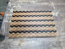 Handcrafted PERUVIAN WALNUT/ MAPLE/ CHERRY 3-D End Grain Cutting Board