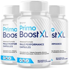  3 Pack Primo Boost XL Advanced Male Pills PrimoBoost XL Supplement 180 Capsule
