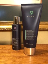 Monat Restructuring Pre-wash Conditioner 6 oz Volumizing Shampoo 4 oz New Sealed