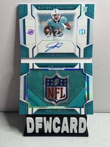 2024 Panini National Treasures 1/1 RPA Booklet Jaylen Wright #RJPS-JWT 