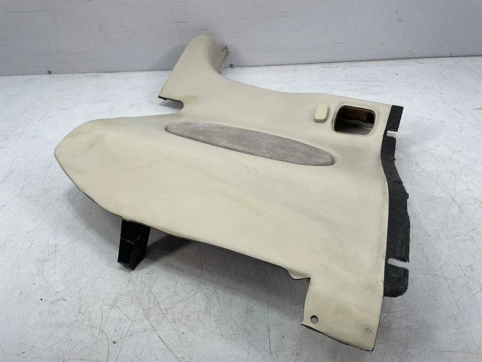 ✅ 97-00 OEM Jaguar XK8 XKR Cubierta Trasera Derecha Pasajero Cuarto Borde Marfil Foto 2 de 4