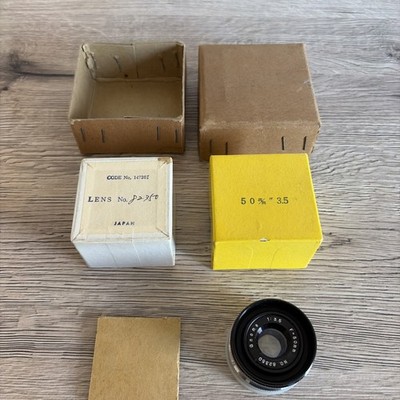 GNOME 1:3.5 F=50mm ENLARGER LENS - JAPAN - BOXED & IN TOP CONDITION