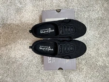 Skechers Black Wash-a-wools Breathe Easy Pleasantly Size 6.5 NWT/Box