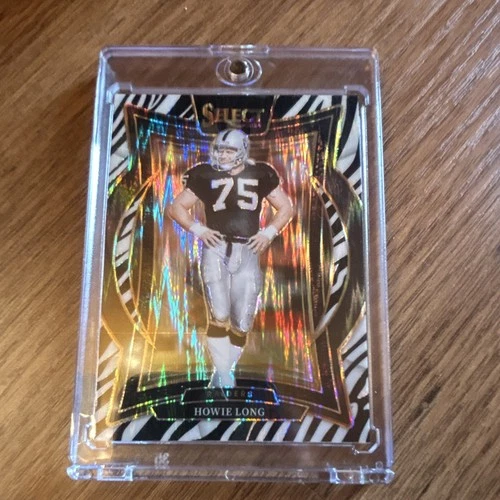 Panini Select 2024 Concourse Howie Long Zebra #60 Los Angeles Raiders Football