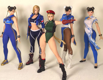 STARMAN Killer Bee Li Cammy Female 1/6 Figure 12'' Silicone 5 sets