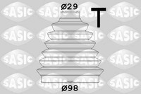 Radseitig Sasic 2933983 Faltenbalgsatz, Antriebswelle FüR CitroËN,Peugeot