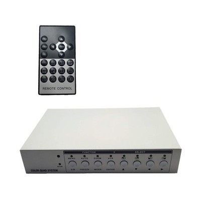 CCTV Camera Pros VM-HD4 HD CCTV Multiplexer, Analog AHD TVI HDCVI Video Quad ...