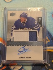CONNOR BROWN (RC) 2016-17 PREMIER RC PATCH AUTO TORONTO MAPLE LEAFS  /299