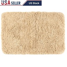 Non-Slip Thick Microfiber Bath Mat Quick Dry Soft Plush Machine Washable Rug New