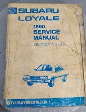 1990 Subaru Loyale Service Manual Sec 2 3 Sedan Wagon Hatch Turbo Read 1990 Subaru Loyale Service Manual Sec 2 3 Sedan Wagon Hatch Turbo Read