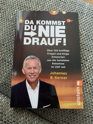 Da kommst du nie drauf!: Über 100 knifflige Fragen-Johanmes B.Kerner-Buch -top!