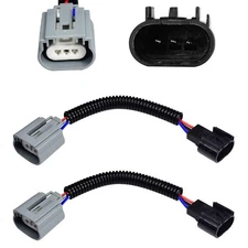 H13 9008 Ceramic Adapter Extension Wiring Harness Sockets for Headlights/Fog ...