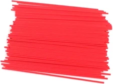 50 Pack Red Spray Can Extension Straws 5 Inch Plastic Aerosol Nozzle Replacement