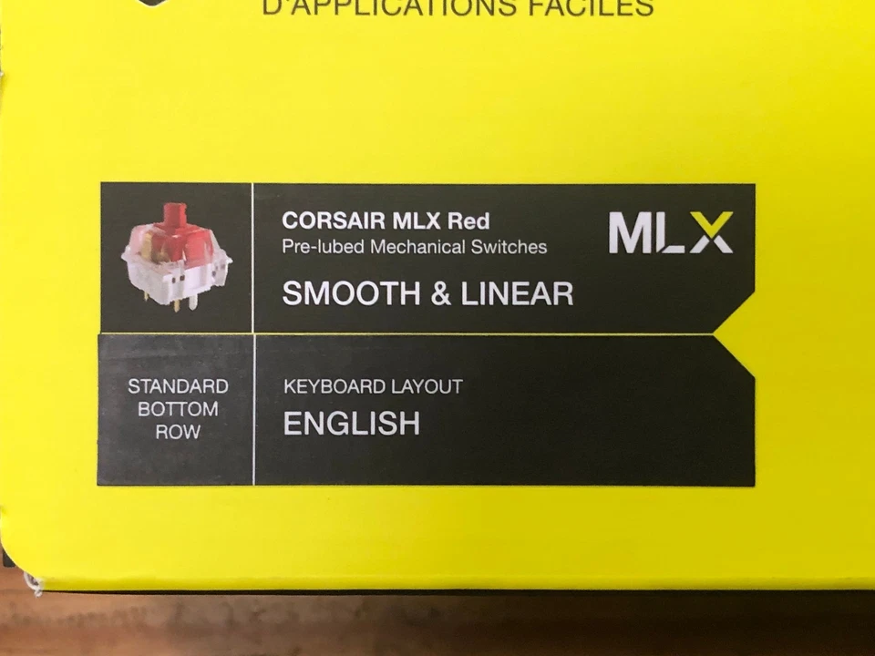 CORSAIR K70 CORE TKL Mechanical Gaming Keyboard Corsair MLX Red Linear - Image 2 of 4